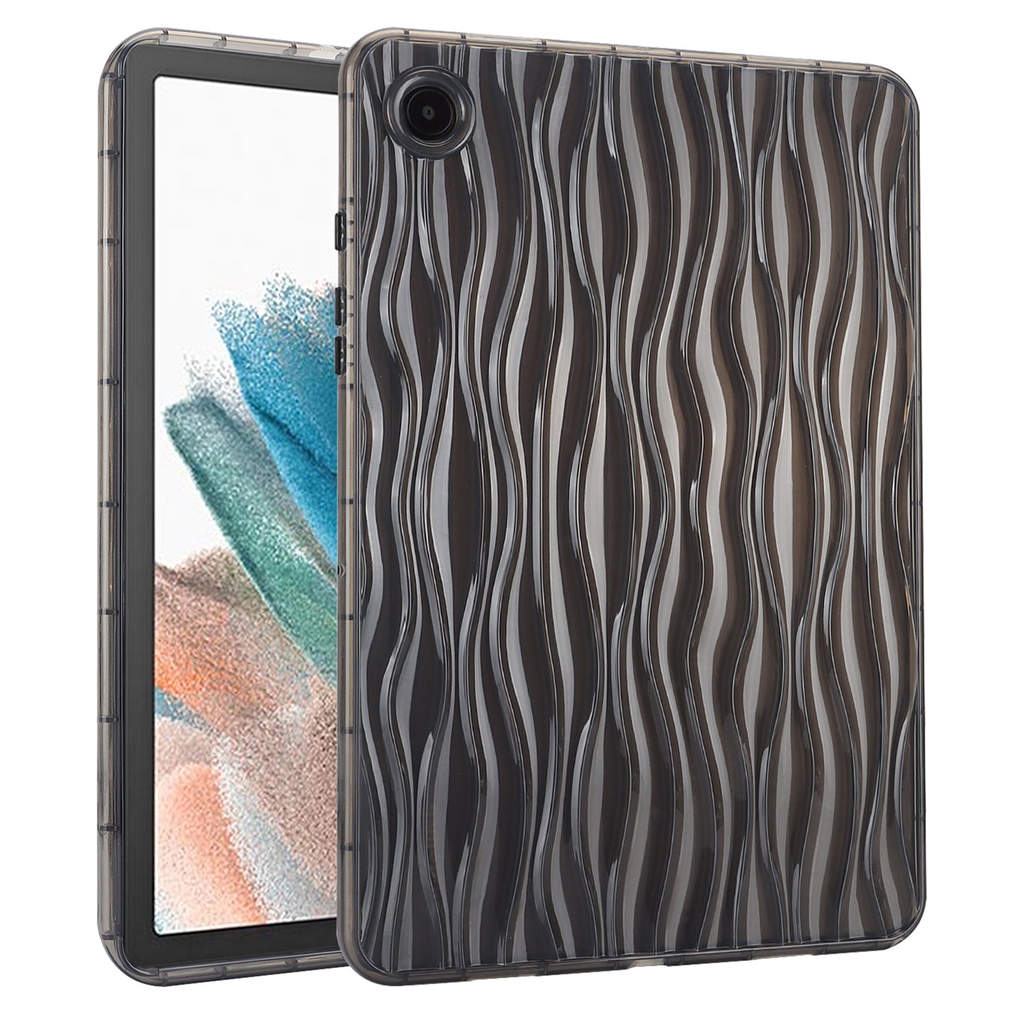 For Samsung Galaxy Tab A8 (2021) X200 Tab A8 (2022) Wave Texture Protective Cover Clear TPU Tablet Case For Samsung Galaxy Tab A8 (2021) X200 Tab A8 (2022) Wave Texture Protective Cover Clear TPU Tablet Case